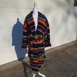 Ralph Lauren Striped Terry Cotton One Size Unisex Robe